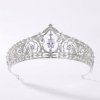 Luxusní korunka do vlasů LUXURY TIARA - stříbrná