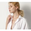 39675 3 vicevrstvy nahrdelnik z nerezove oceli fashion ruzove pozlaceni