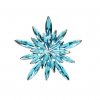 40368 luxusni broz vlocka s krystaly modra