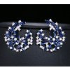 40452 elegantni zirkonove damske nausnice blue stars