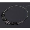 Dámský luxusní náhrdelník Crystal Flower (Druh barvy Stříbrná)