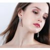 41172 2 luxusni nausnice klipsy snake pozlacene