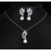 41442 luxusni souprava delicate zirconia s perlou bile pozlaceni