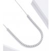 Náhrdelník choker se zirkony - Stříbro 925