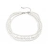 Perlový vícevrstvý choker náhrdelník Pearls