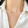Náhrdelník choker s přírodní sladkovodní perlou Trend - Stříbro 925