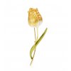 Módní brož Žlutý Tulipán