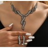 Elegantní souprava s krystaly Double