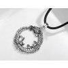Dračí náhrdelník Ouroboros - Stříbro 925