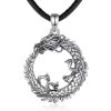 Dračí náhrdelník Ouroboros - Stříbro 925
