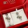 Luxusní dárkový set YVON Exclusive s mušlí Abalone ve stříbrné barvě 2