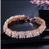 Luxusní pozlacený dámský náramek Snowflake Diamond