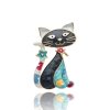 Hravá magnetická brož Kočka s ručně smaltovanými detaily 1