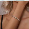 Stříbrný náramek Emerald Green se zeleným zirkonem
