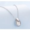Stříbrný náhrdelník Metallic Teardrop – jemná kapka