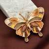 Umělecká magnetická brož Motýl s ručně smaltovanými křídly 2