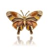 Umělecká magnetická brož Motýl s ručně smaltovanými křídly 1