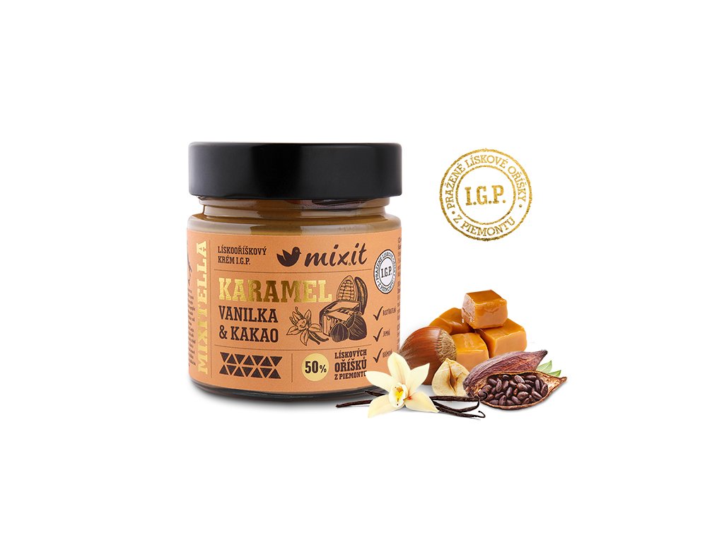 mixitella premium karamel vanilka kakao produktovka cz