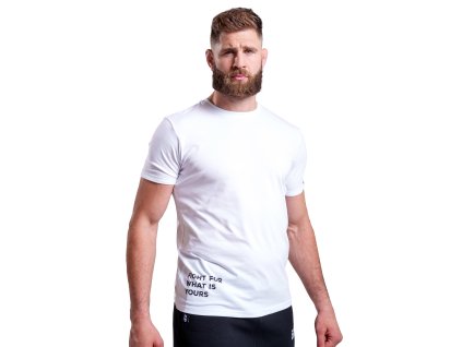 Tričko BJP Fight For What Is Yours, bílá