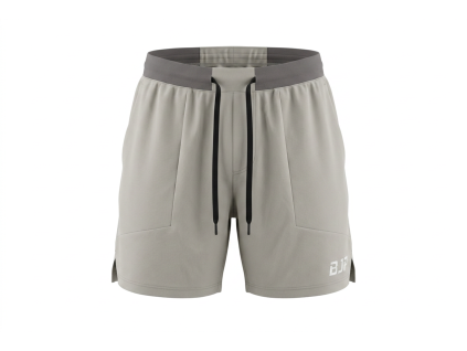BJP Men's Pulse Training Shorts, Light Grey