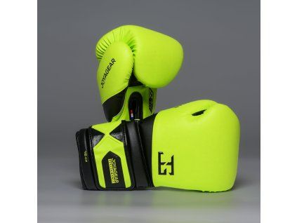 Joyagear Performance V2 Boxing Gloves, Lime/Black (Velikost 14oz)