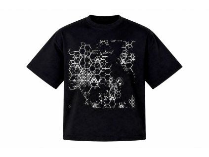 BJP Men's Oversized T-Shirt MONOLITH V1, Black