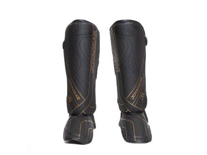 Joya ESSENTIAL Kickbox-Schienbeinschoner, Schwarz/Gold