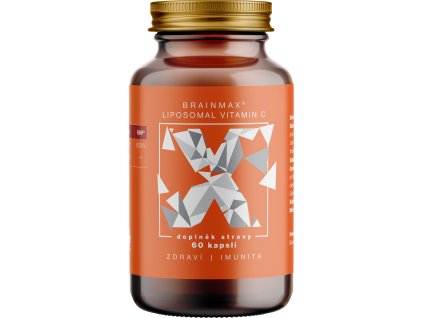 BrainMax Liposomal Vitamin C UPGRADE, Lipozomálny Vitamín C, 500 mg, 60 rastlinných kapsúl