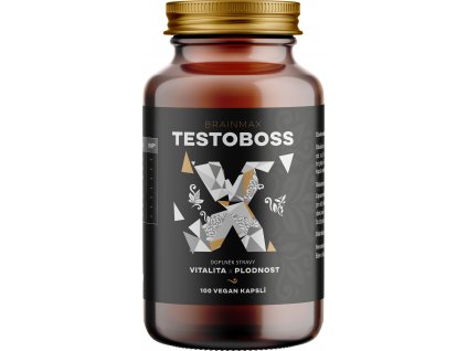 BrainMax Testoboss, 100 vegan kapslí