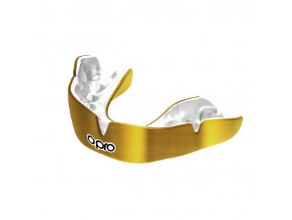 OPRO Instant Custom Fit Solids Mouthguard (Gold)