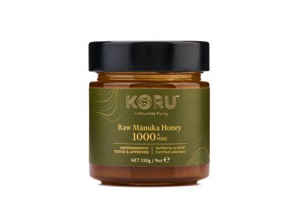 KORU RAW Manuka Honey, MGO 1000+, 250 g