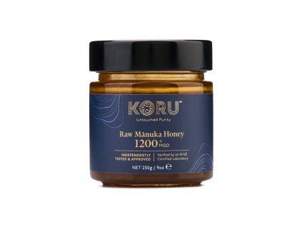 KORU RAW Manuka Honey, MGO 1200+, 250 g