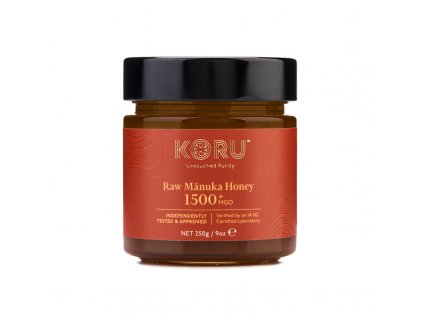 KORU RAW Manuka, MGO 1500+, 250g