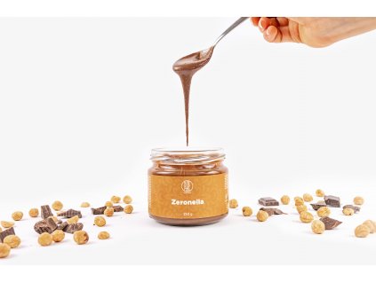 BrainMax Pure Zeronella, Lískooříškový krém s hořkou čokoládou, 250 g