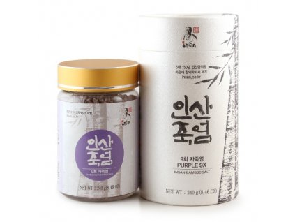 9X Kórejská fialová bambusová soľ, 240 g