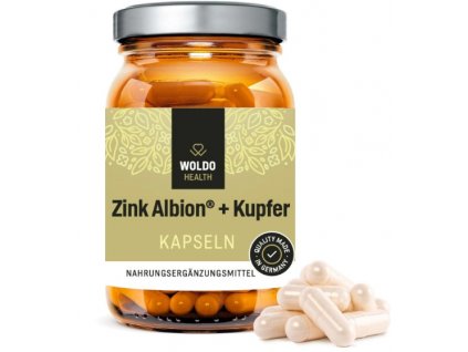 Zinc chelate + copper, 90 capsules