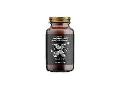BrainMax Spermidine Chlorella, 100 rastlinných kapsúl