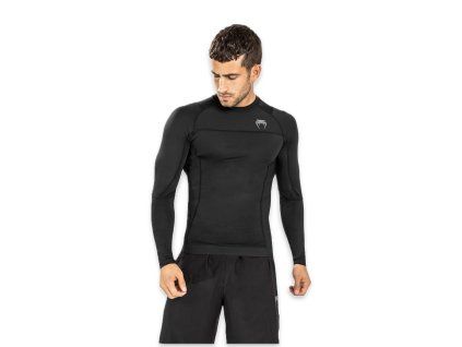 Venum G-Fit Air Langarm-Rashguard - Schwarz