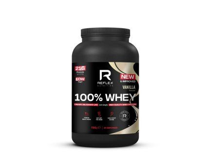 1.REF NEW 100%25 Whey Protein 720g vanilka 106187