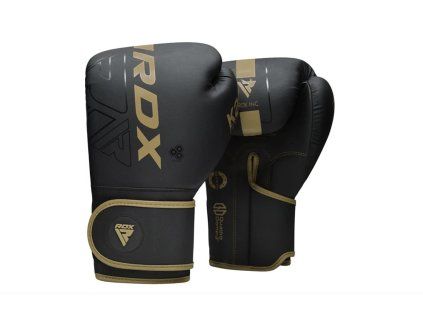 F6 Matte Boxing Gloves, Gold