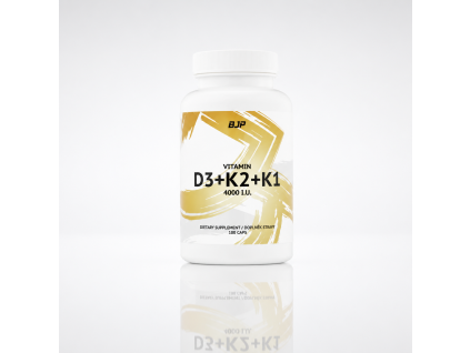 BJP Vitamin D3 + K2 + K1, 4000 IU, 100 Plant-Based Capsules