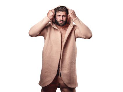 BJP Cardigan s kapucí, Sand