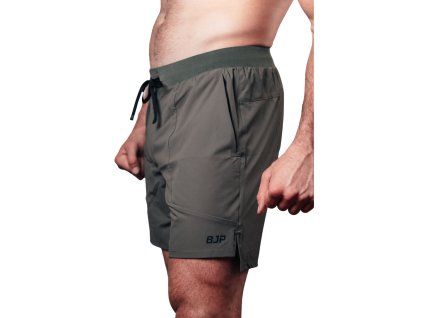 BJP Herren-Sportshorts Pulse, Oliv