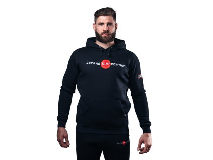 BJP Hoodie Fight Edition - Let's go for that, černá