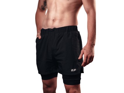 BJP Pulse Športové Kraťasy Run, Čierna