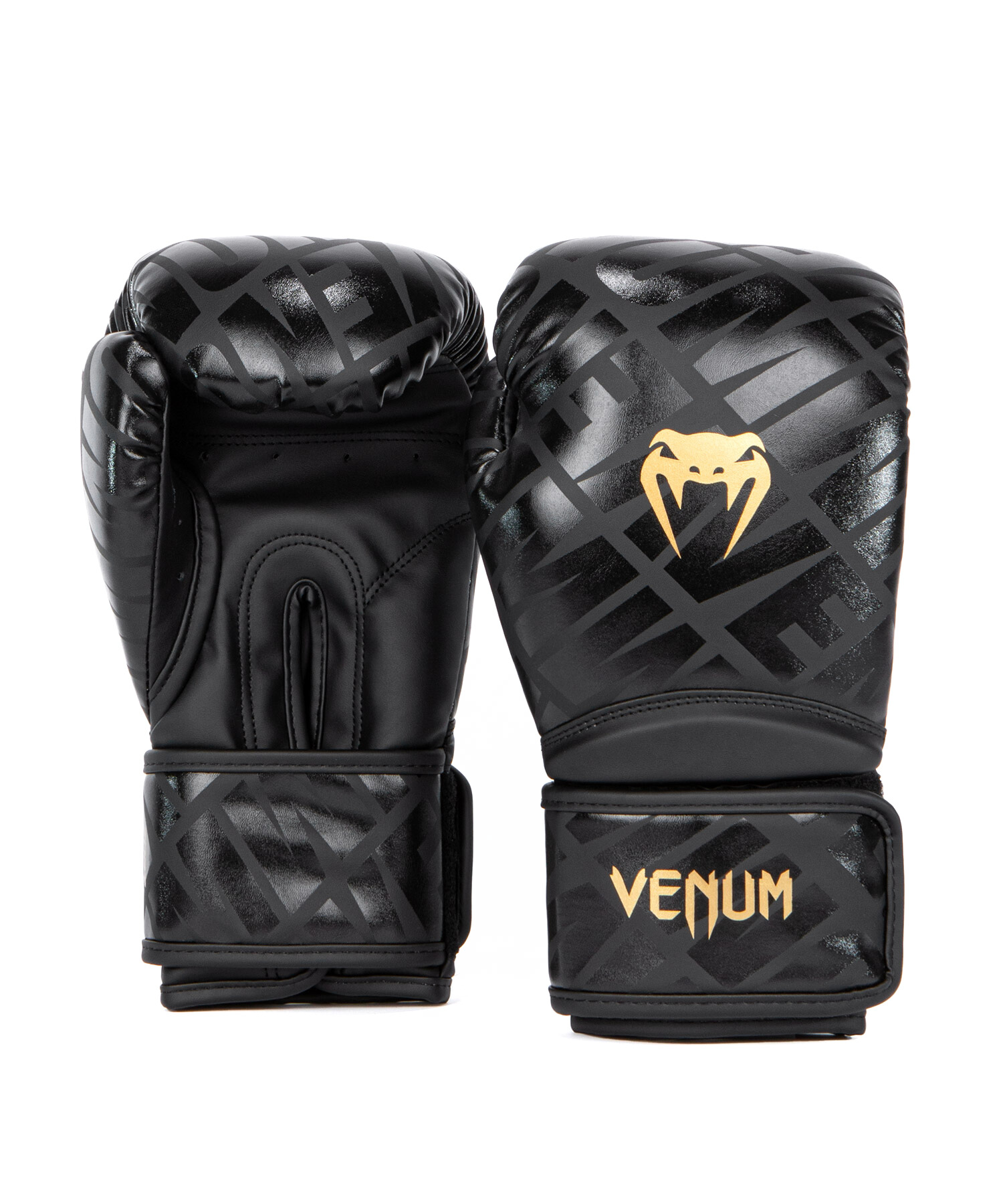 Venum Contender 1.5 XT Boxing Gloves - Black/Gold Velikost: 16oz