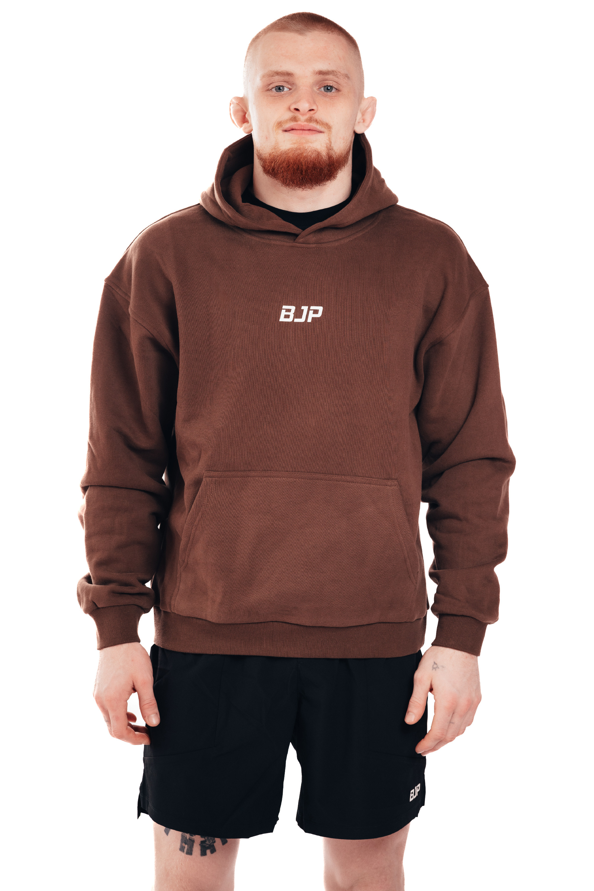 BJP Hoodie Core, Dark Brown Velikost: L