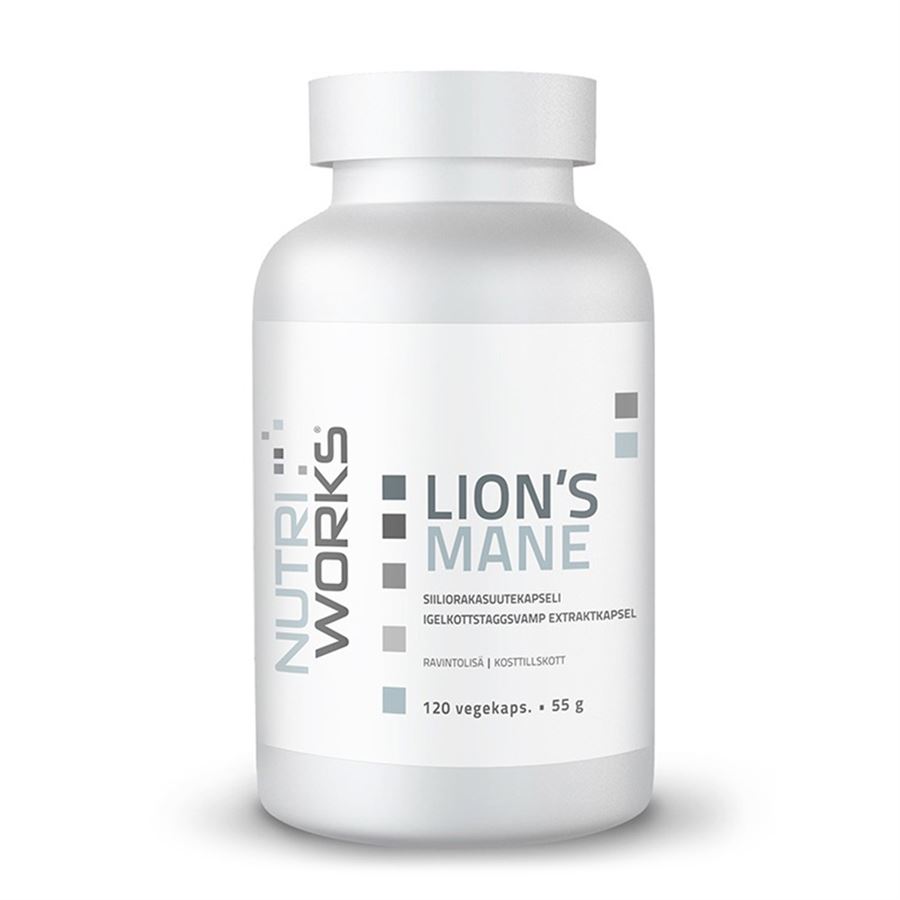 NutriWorks Lion´s Mane, 120 kapslí
