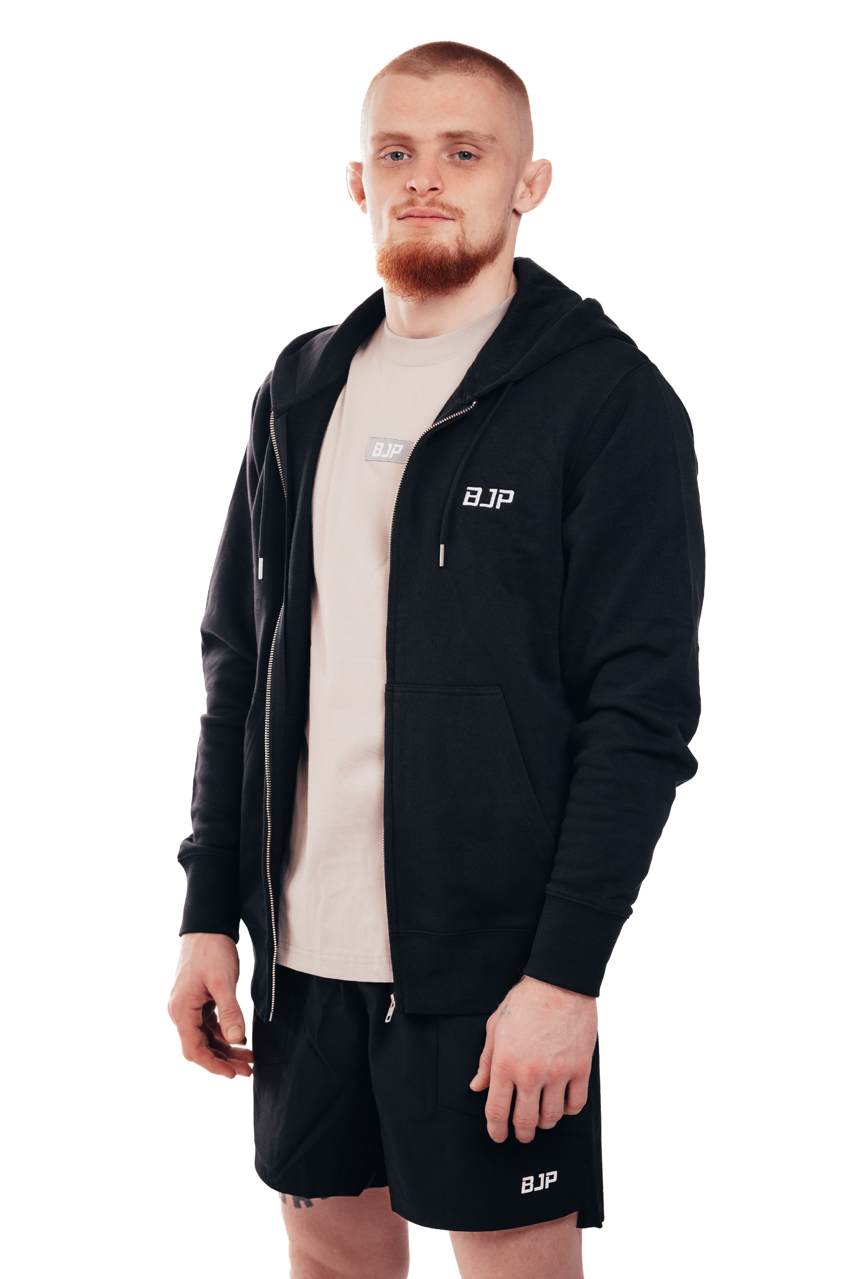 BJP Zip Hoodie Core, Black Velikost: XXL