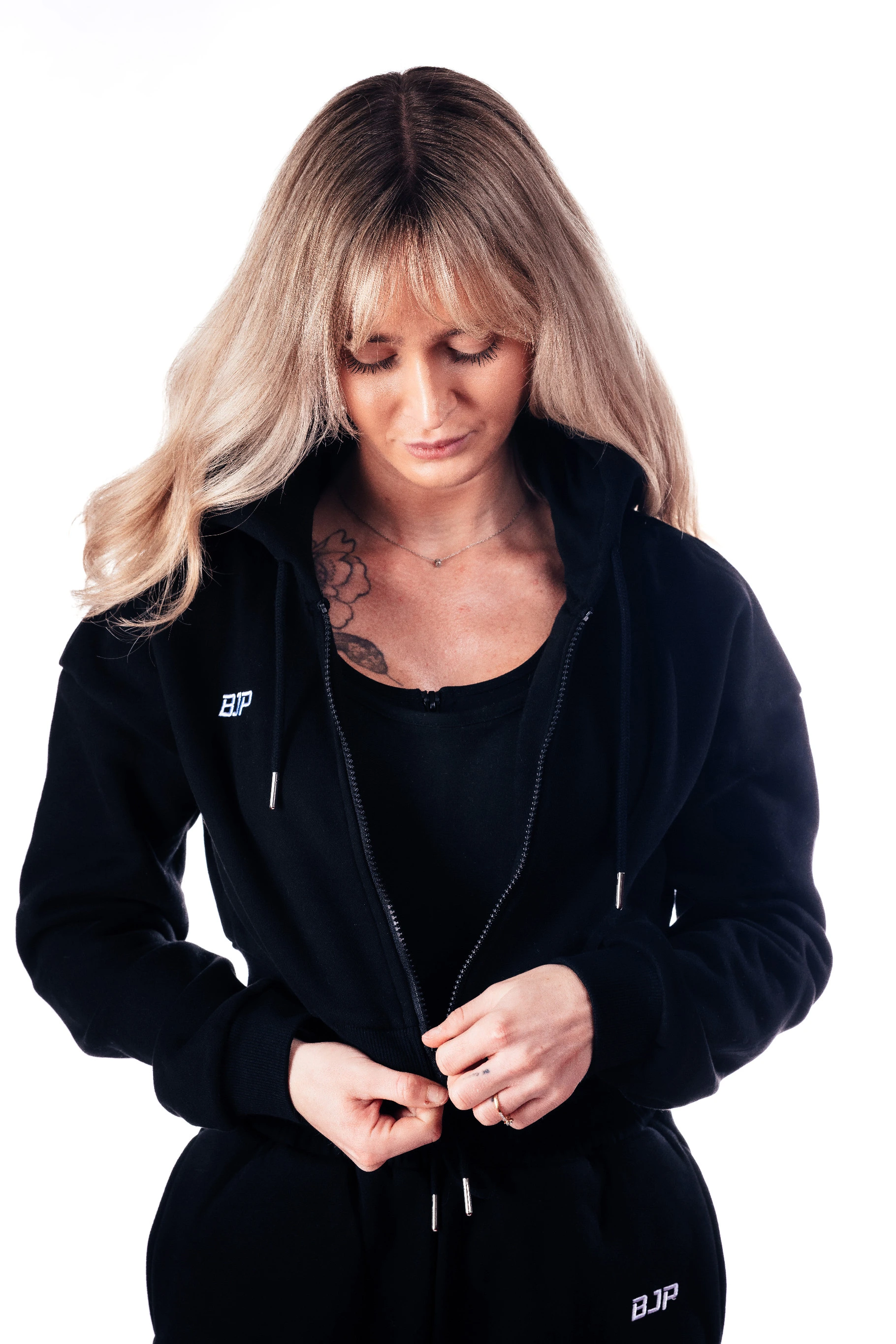 BJP Dámská Mikina Core, černá Velikost: XS